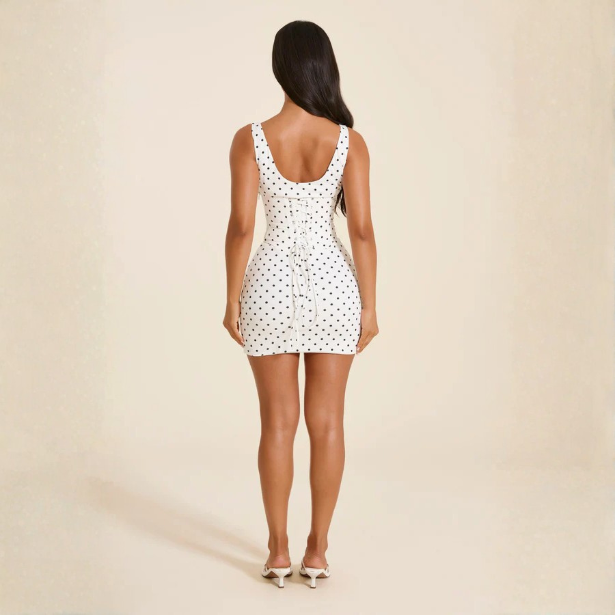 Mini Dress in Polka Dot